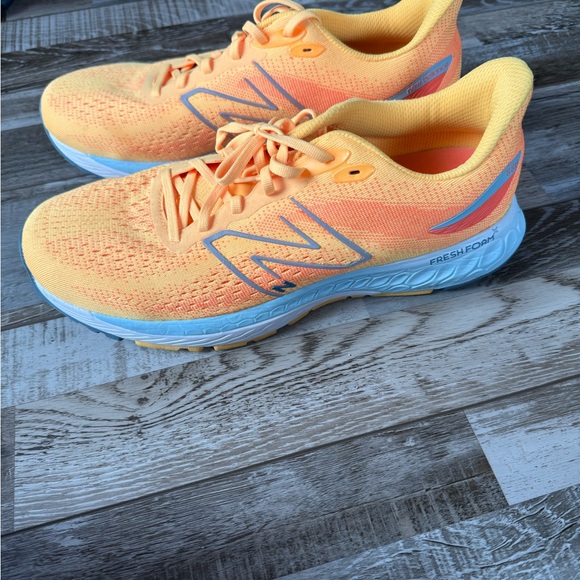 New Balance men’s Fresh Foam Running Shoes - Orange - Picture 1 of 3